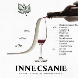 E prompt:"Create an image showcasing the journey of wine enthusiasts through the Canadian Association of Professional Sommeliers Certification, using visual cues such as a wine glass, grapevine, a series of ascending steps, and a distinct logo